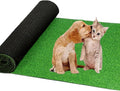 Artificial Grass，3 Rolls 12.8 x 40x1in,Rug Realistic Indoor Outdoor Rug for Dogs, with Drain Holes, Fake Grass Dog Pet Turf Mat for Garden Lawn Landscape Patios.