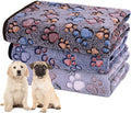 Dono 1 Pack 3 Pink Dog Blankets for Small Dogs, Soft Fluffy Paw Print Pattern Fleece Pet Blanket Warm Sleep Mat, Puppy Kitten Blanket Doggy Mat for Small Dogs Girl -23 * 16in
