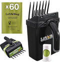 Neater Pet Brands Lift N’ Bag 2.0 Dog Pooper Scooper with Bag Attachment for Small to Large Dogs, New & Improved Design, 60 Refill Bags, Heavy Duty Dog Poop Scooper for Yard & Walks, One-Hand Use
