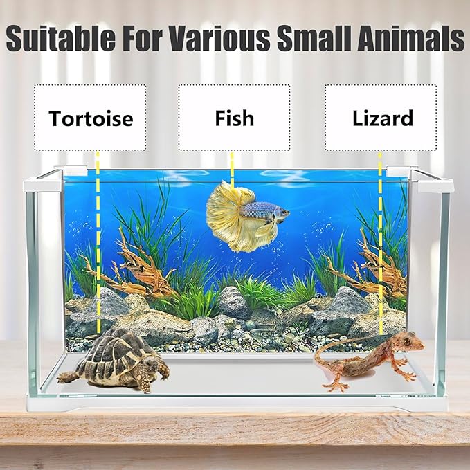 Aquarium Background Poster Water Plants 3D Coral Fish Tank Background Picture Double Sides Fish Tank Stickers 10 20 Gallon Tank 16"x 33"