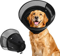 Inflatable Dog Cone for Dogs After Surgery,Soft Adjustable Elizabethan Collar for Large Dogs,2-in-1 Dog Cone with Detachable Shield,Anti-Anxiety Comfortable Pet E-Collar Prevents Licking Wounds(XXL)