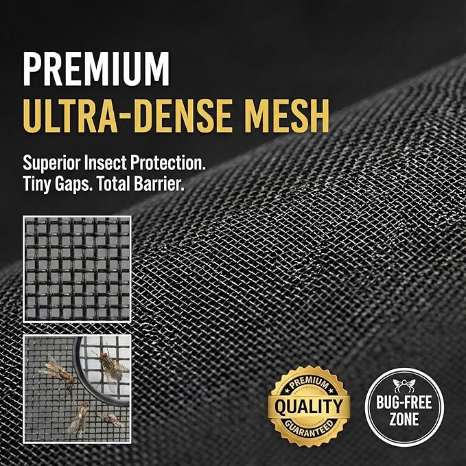 Premium Magnetic Screen Door, Heavy-Duty Reinforced Mesh, Ultra-Dense Weave, Smooth Auto-Close, Pets & Kids – Hands-Free, No-Gap Seal