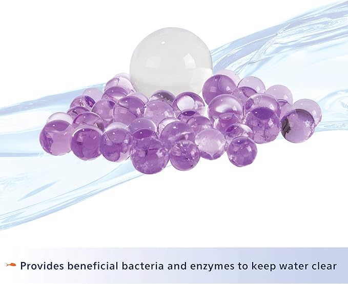 Aqueon Pure Betta Beads, Purple