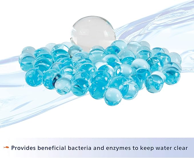 Aqueon Pure Betta Beads, Blue (Pack of 2)