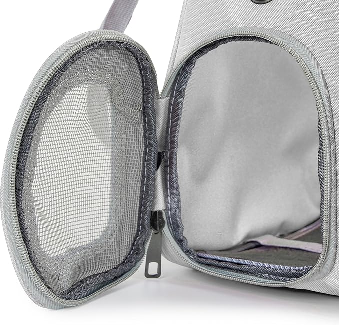 Cat Bubble Backpack Carrier for Small Medium Dogs Cats Carrying Bag, Airline Approved Pet Travel Carrying Bag Dog Hiking Walking Outdoor Backpack (Gray)