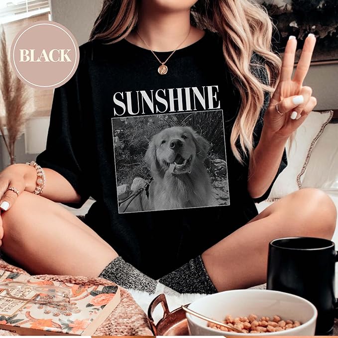 Custom Pet Sweatshirts with Photo and Name, Personalized Dog Sweatshirt, Gifts for Dog Mom, Dad