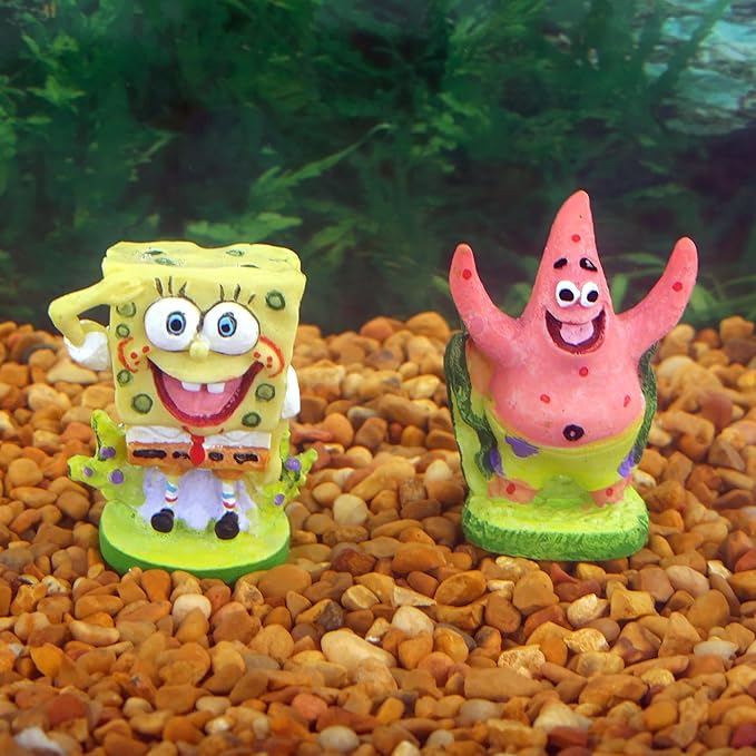Penn-Plax Spongebob & Patrick-SBCP1 Filter Accessory, 1 IN, Multi-Color