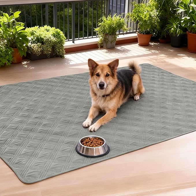 hyha Waterproof Dog Blanket, Reversible Pet Bed Blanket, Soft Sofa Couch Cover for Dogs Washable, Waterproof Pet Couch Covers for Sofa Puppy Cats Furniture Protector(68"x82", Grey/Light Grey)