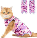 Avont Cat Recovery Suit - Kitten Onesie for Cats After Surgery, Cone of Shame Alternative Surgical Spay Suit for Female Cat, Post-Surgery or Skin Diseases Protection -Purplecamo(M+)