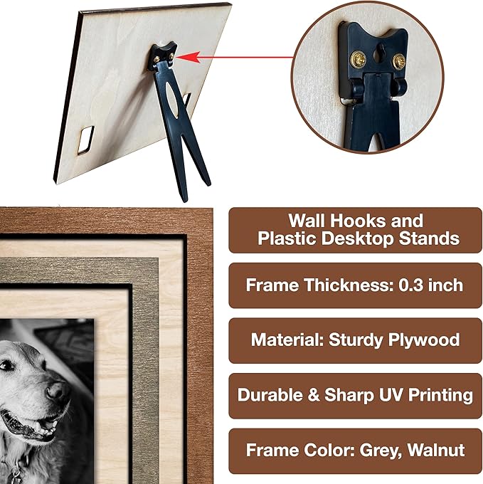 Pet Memorial Gifts Bereavement Gifts Cat Memorial Dog Loss Sympathy Custom Cat Picture Collar Frames Keepsakes Death Remembrance Funerary Decor Wall Best Dog Ever