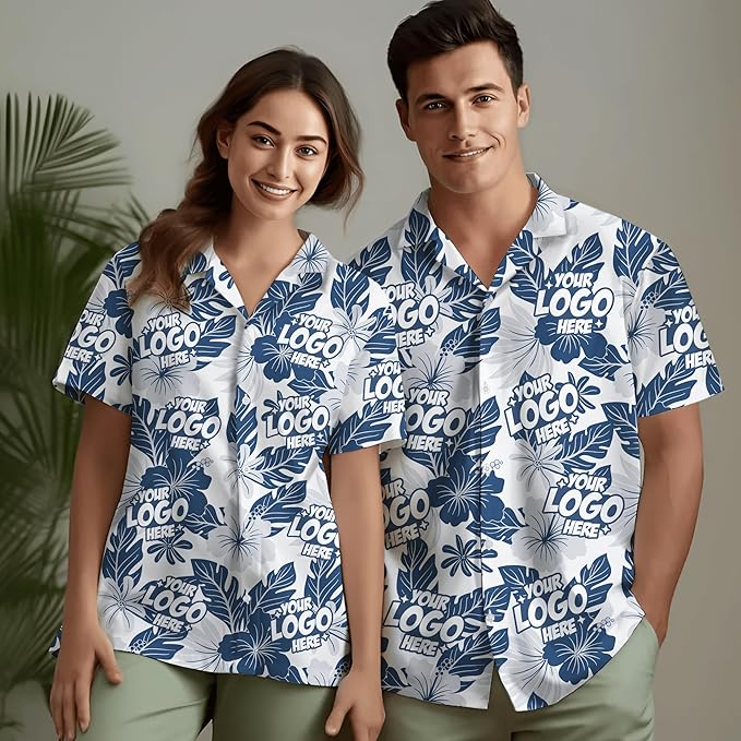 Custom Hawaiian Shirt with Face Photo Picture for Men Women Kids Youth Adult, Tropical Personalized Hawaiian Shirts Gift