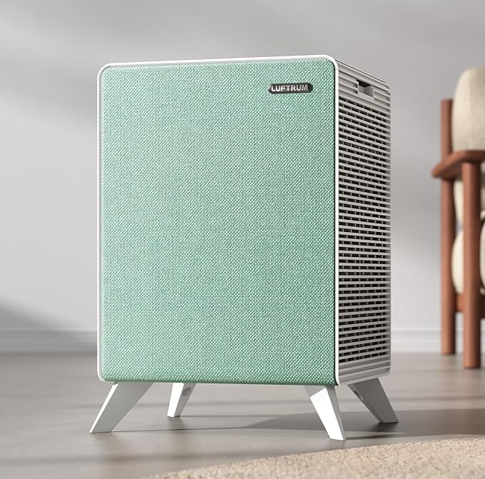 Air Purifiers for Home Large Room Up to 2250 ft² - Dual 3-Stage Filter of Washable Filter and True HEPA Filter with AQI, Auto Mode, Sleep Mode