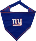 NFL New York Giants TIE Bandana, Large/X-Large. Dog Bandana Scarf Bib for Pet Cat Dog. The Ultimate Game-Day, Party Bandana