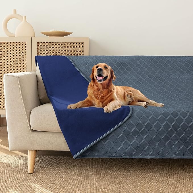 fuguitex Waterproof Dog Blanket Bed Cover Dog Crystal Velvet Moroccan Fuzzy Cozy Plush Pet Blanket Throw Blanket for Couch Sofa