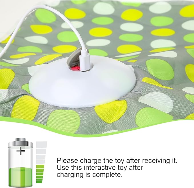 Interactive Cat Toys for Indoor Cats & Kittens - Automatic Hide & Seek Toy with Feather Tail,Squeaky Mouse Sounds, Motion Activated,USB Rechargeable Boredom Relief & Self Play Enrichment Game