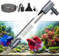 Cordless Aquarium Gravel Cleaner Vacuum: 6-in-1 Electric Fish Tank Cleaner, Rechargeable & Strong Suction Water Changer, Touch Control, Fits 5–150 Gallon Tanks