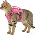 Dog Harness and Leash Set, Small Sized No Pull Pet Harness with Control Handle, Adjustable Tactical Harness for Small Medium Dogs Cats, Reflective Puppy Harness for Walking Hiking Training