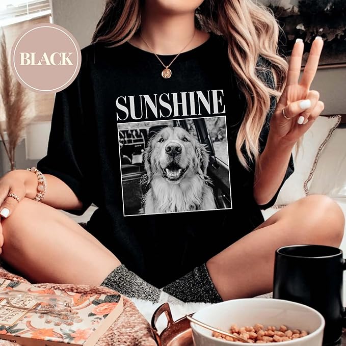 Personalized Dog Photo Shirt for Women and Men, Custom Dogs Face Shirt, Sweatshirt, Hoodie, Dogs Mom Shirts, Pet Photo Shirts, Dog Mom Gifts, Pet Owner Gifts Customized, Cat Mama Tshirt