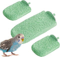 3Pcs Beak Grinder for Birds: Parakeet Beak Grinding Stone&Nail Trimming Perch-Flat Perches for Bird Cages,Budgie Cage Accessories