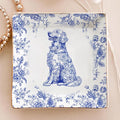 Custom Dog Cat Breed Jewelry Dish, Toile De Jouy Pet Ring Dish, Personalized Dog Cat Mom Gifts, Pet Lover Trinket Dish, Pet Present, Decorative Trinket Tray for Pet Lovers Home Decor