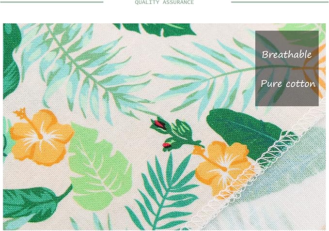 ARING PET Summer Dog Bandanas, Autumn Leaf Floral Kerchief Triangle Bibs Scarf for Puppy Small Medium Large Boy Girl Dogs Cats-S
