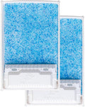 Crystal Cat Litter and Disposable Litter Trays 2 Sets Compatible with Petsafe Scoop-Free Classic/Legacy/Smart Litter Boxes, Triple Leak Proof Design, Excellent OdorControl, One-Hand Disposing.