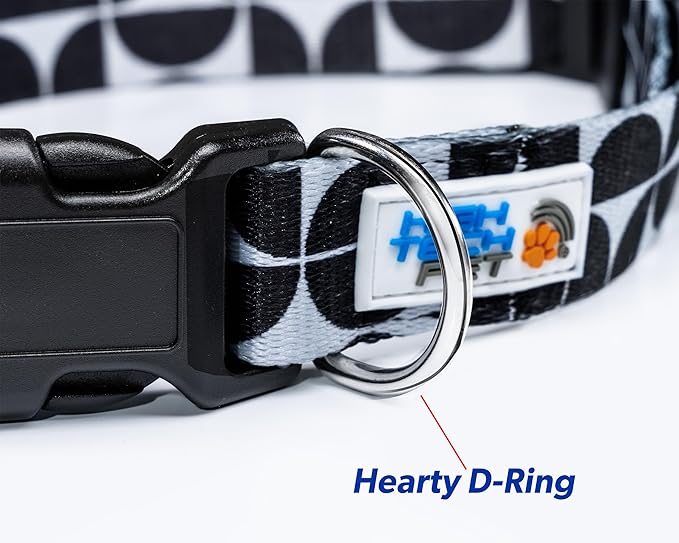 MS-5 Automatic Pet Door Collar, Genuine High Tech Pet Brand Dog Collar for Power Pet Doors - Deluxe Strap (Modern, Medium) - DC-MDN-MS5-M
