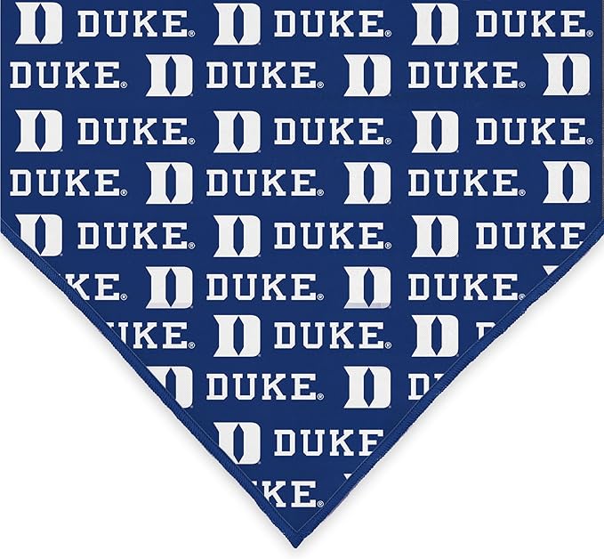 Duke Blue Devils Officially Licensed Bandana for Dogs and Cats | Fits Pets Great Gift Idea | Easy-to-Tie (Large, 28")