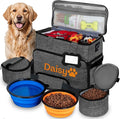 Customized Dog Travel Bag - You Name It and We Make It, Your Own Personalized Pet Travel Bag, Make It Special for You and Your Pet. (Dark Grey)