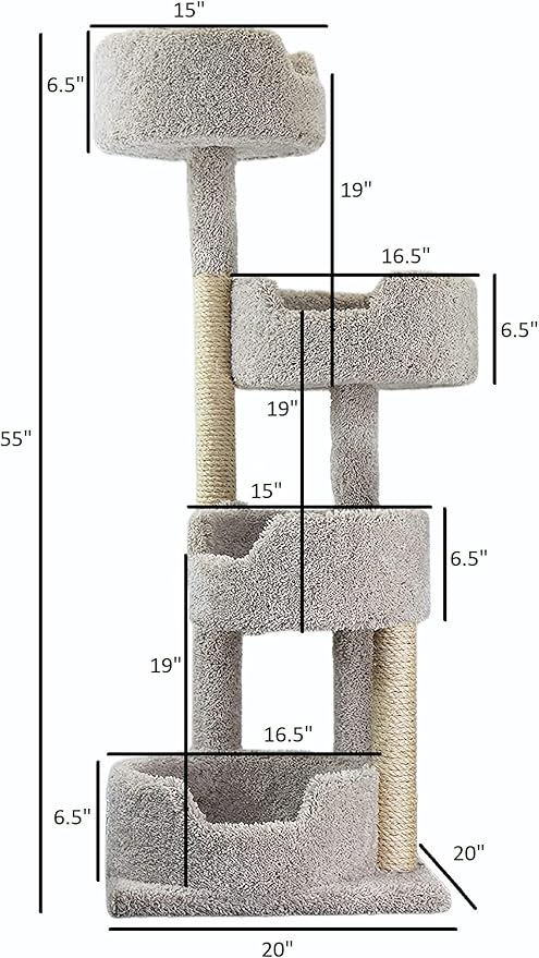New Cat Condos Multi-Level Cat Tower