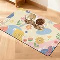 Pet Feeding Mat for Floors Waterproof Dog Mat for Food and Water Absorbent Quick Dry Non Slip mat for Cat Bowls