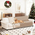 Waterproof Dog Bed Cover, Non-Slip Dog Blanket for Couch, Couch Covers for Dogs Washable, Pet Blanket for Furniture, Pet Bed Mat for Sofa, Car, Pet Supplies (68x82 Inch, Khaki)
