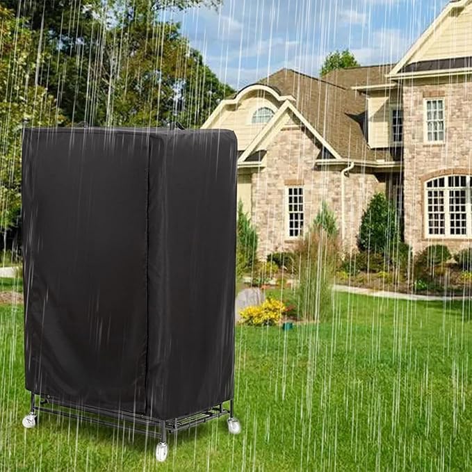 Bird Cage Covers for Night - 66x48x102cm Breathable Budgies Guard Enclosure Shroud | Waterproof Nighttime Parakeet Parrot Cockatiel Shelter Draping Screen, Light-Blocking Aviary Protection Curtain