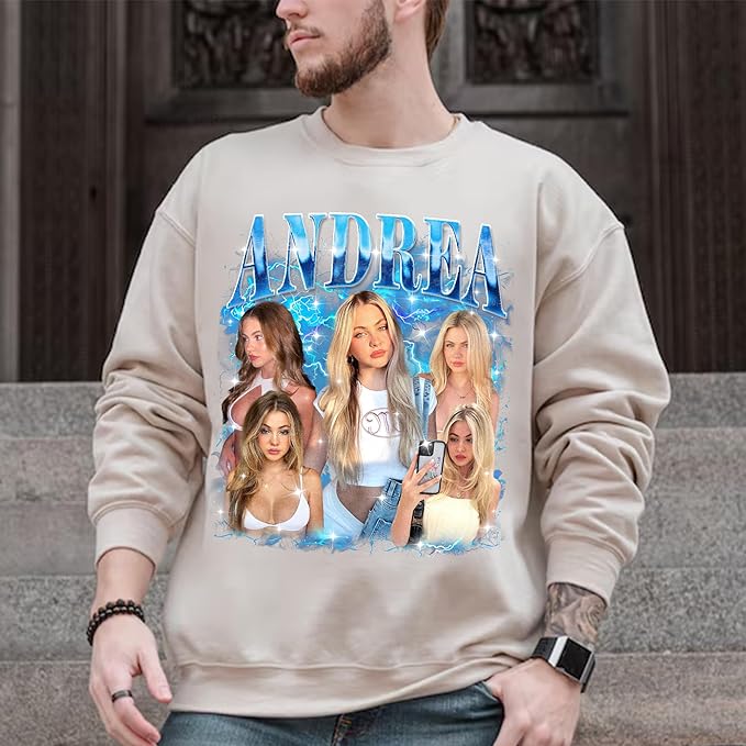 H-DEWALL Custom T Shirts Mineral Wash Tshirt Bootleg Rap Tee Customized Gifts for Boyfriend Birthday Shirts Tops for Women