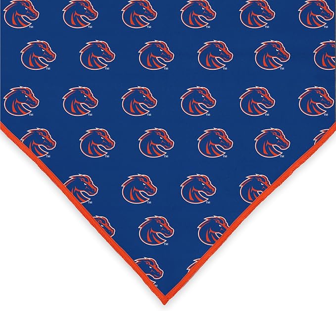 Boise State Broncos Officially Licensed Bandana for Dogs and Cats | Fits Pets Great Gift Idea | Easy-to-Tie (Small, 13")