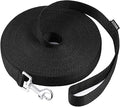 Dog Leashes,Long Dog Leashes for Puppy Training,15FT 20FT 30FT 50FT 100 FT Long Puppy Lead for Large Medium Small Dogs Outside Walking, Playing(30 feet, Black)