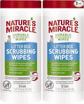 Nature’s Miracle Litter Box Scrubbing Wipes 30 Count (Pack of 2)