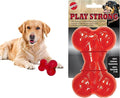 SPOT Play Strong Bone- Durable TPR Long Lasting Dog Chew for Aggressive Chewers, Hole for Treats, Virtually Indestructible Toy for Medium & Large Dogs & Puppies - 6.5 inch