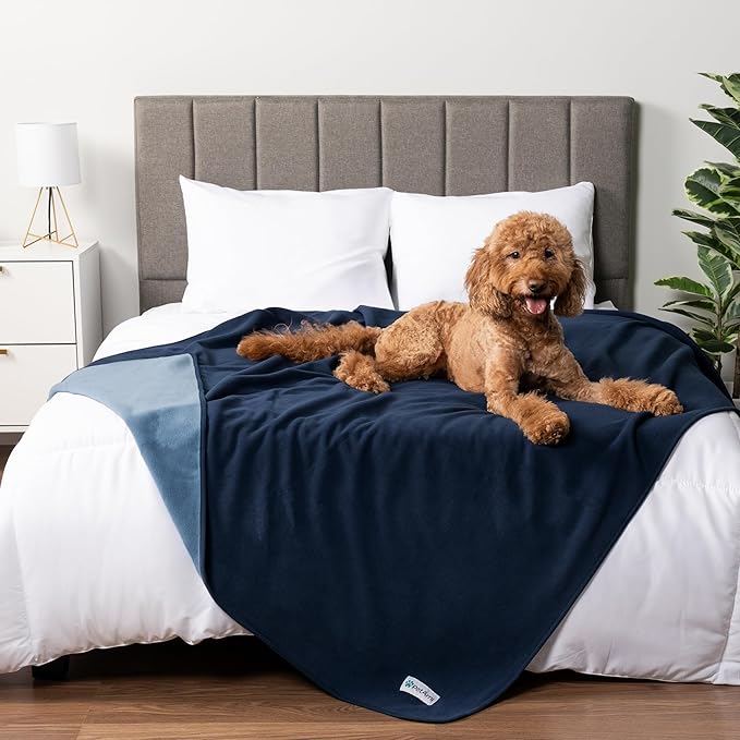 PetAmi Waterproof Pet Blanket Dog Bed Couch Cover for Furniture, Reversible Washable Soft Fleece