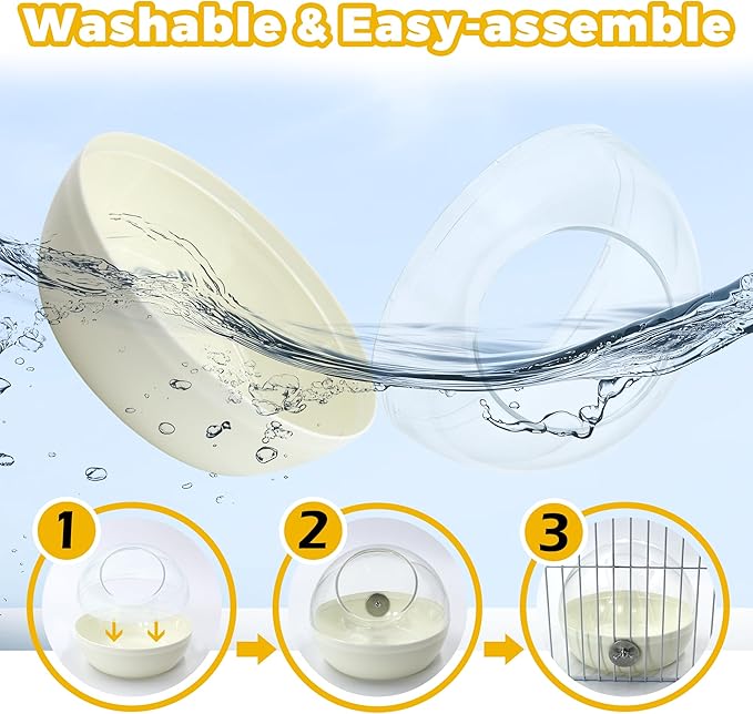 Bird Nest for Cage Bite-Resistant, Washable Clear Observation Small Bird House Hanging, Warm Birds Bed Plush Hut, Parakeet Nest to Lay Eggs Breeding Sleeping for Parrot Budgie Lovebird Canary