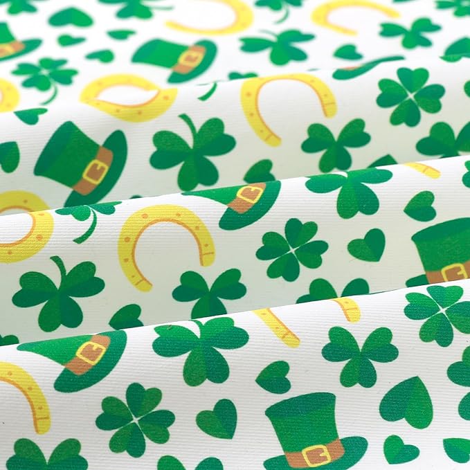 ARING PET St Patrick's Day Dog Bandana, Cute Green Shamrocks Pet Bandanas Scarf Triangle Bibs Handkerchief for Puppy Small Medium Large Boy Girl Dogs-S