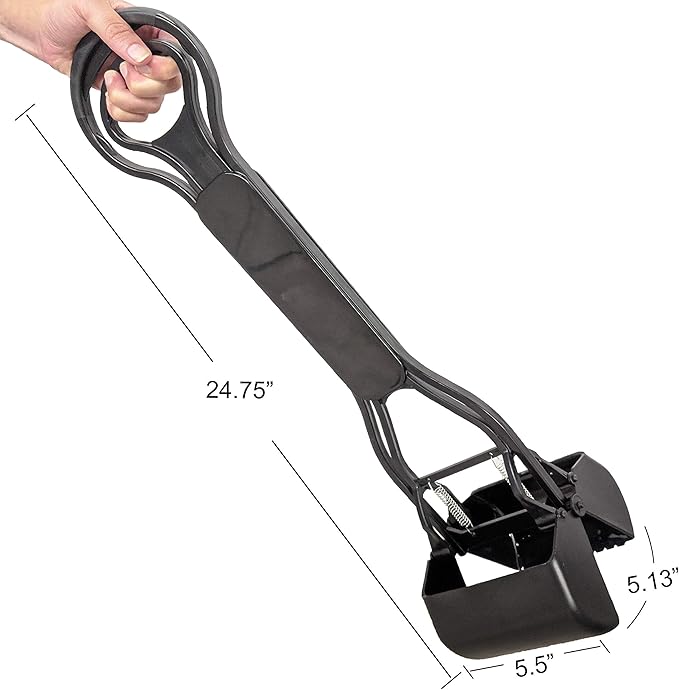 Four Paws Allen's Dog Waste Spring Action Pooper Scooper for Hard Surfaces, X-Large