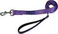 Downtown Pet Supply 6ft Dog Leash - Heavy-Duty Dog Leash with Padded Comfort Handle and Stainless Steel Fastener - Durable Dog Training Leash - 0.75 in Wide - Purple Dog Leash