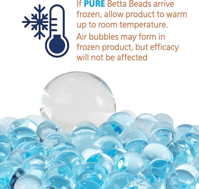 Aqueon Pure Betta Beads, Purple (Pack of 2)