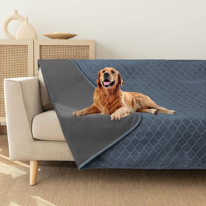 fuguitex Waterproof Dog Blanket Bed Cover Dog Crystal Velvet Moroccan Fuzzy Cozy Plush Pet Blanket Throw Blanket for Couch Sofa