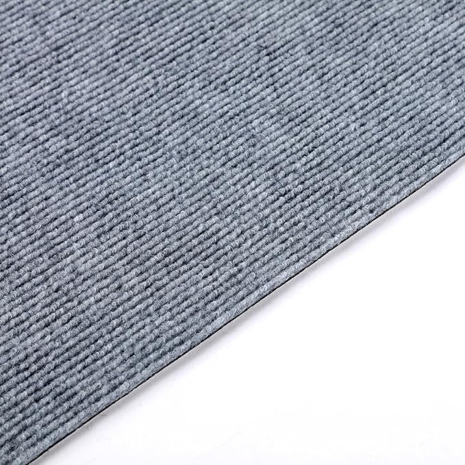 SHENGOCASE 157.5"x15.8" Trimmable Self-Adhesive Carpet Mat Pad Replacement for Cat Tree Shelf Shelves, Cat Wall Furniture Steps, Carpet Scratching Post Scratcher Couch Protector (Light Grey)