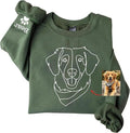 Custom Pet Sweatshirts with Photo and Name, Personalized Dog Sweatshirt, Gifts for Dog Mom, Dad