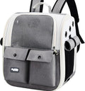 Pet Carrier Backpack for Cats & Dogs up to 22 LBS – Airline Approved Cat Carrier Bag – Ventilated Design for Travel, Hiking & Vet Transport