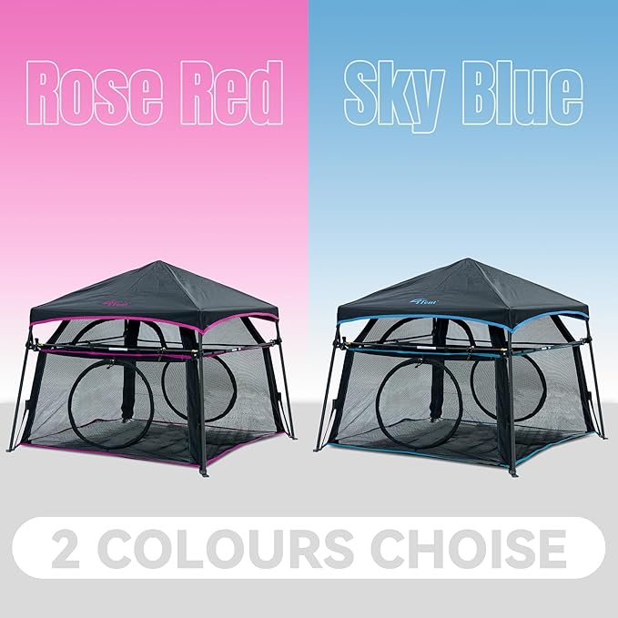 Extra Large Catio Outdoor Cat Enclosure 2-Tier Cat Tent for Patio, Balcony, Indoor & Outdoor, Foldable Cat Playpen with 3 Doors, Weatherproof Sunproof with Fashionable carrybag（Patented）