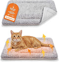 Self Warming Cat Bed, Reversible Warming Cooling Cat Bed, Winter Warm Cats Pad & Summer Cooling Cats Mat, Soft Pet Mat for Kitty & Small Dogs, Perfect for Crates, Kennels, Beds, Sofas, Gray, 18"x24"